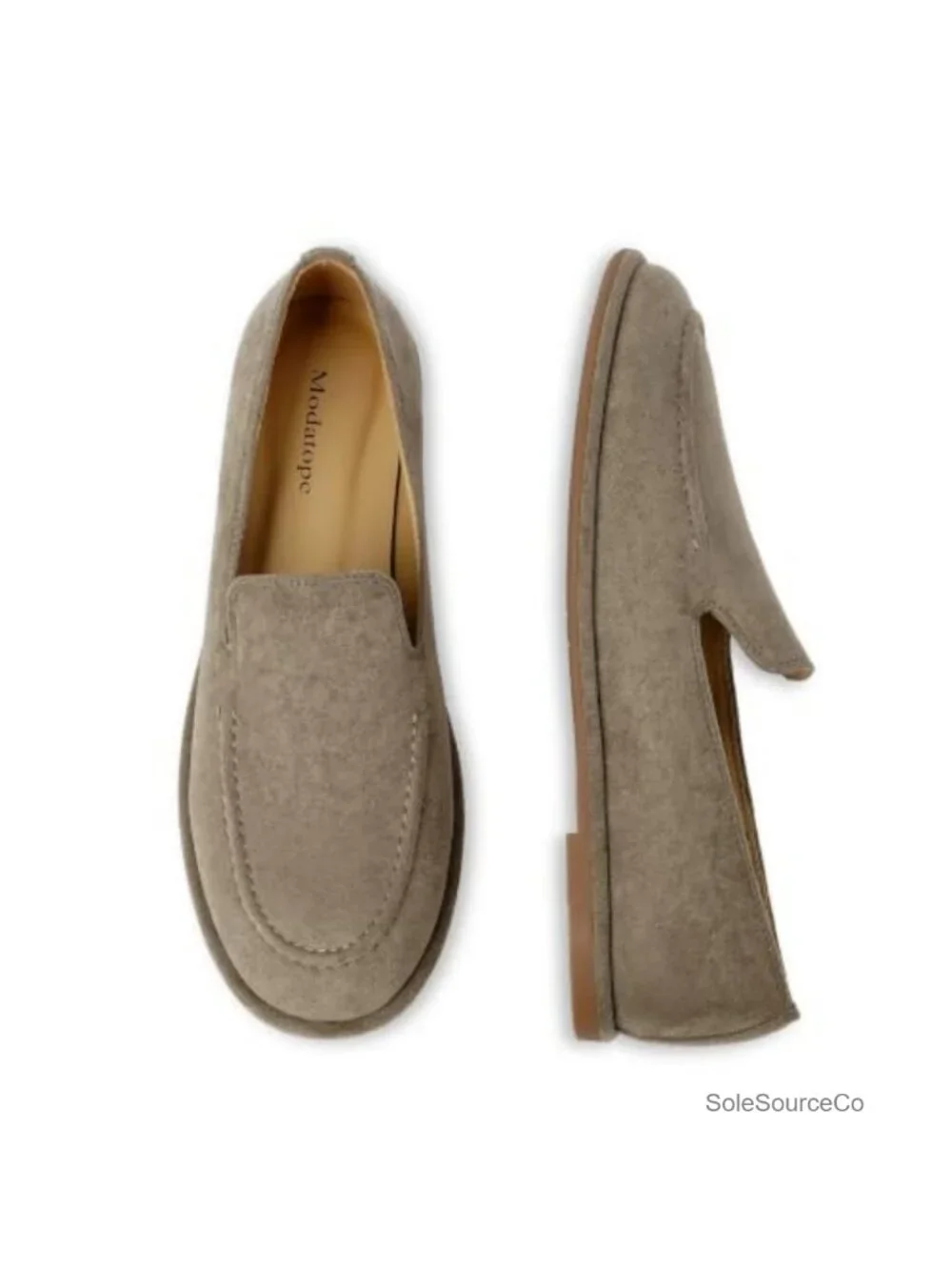 Women's Flat Loafers Faux Leather Slip On Comfort Shoes